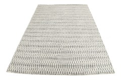 Solidny wełniany wysokiej jakości tkany ręcznie kilim 140x200cm dwukolorowy