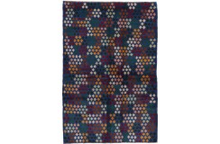 Afgan etniczny oryginalny 100% wełniany dywan z Afganistanu 120x180cm ręcznie tkany