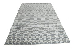 Solidny wełniany wysokiej jakości tkany ręcznie kilim 240x300cm dwukolorowy