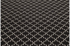 Solidny wełniany wysokiej jakości tkany ręcznie kilim 240x300cm dwukolorowy