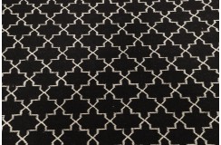 Solidny wełniany wysokiej jakości tkany ręcznie kilim 240x300cm dwukolorowy