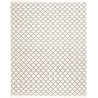 Dwukolorowy kilim marokańska koniczyna 100% wełniany dywan płasko tkany 240x300cm dwustronny Indie beżowy