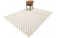 Solidny wełniany wysokiej jakości tkany ręcznie kilim 240x300cm dwukolorowy