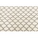 Dwukolorowy kilim marokańska koniczyna 100% wełniany dywan płasko tkany 240x300cm dwustronny Indie beżowy