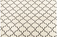 Solidny wełniany wysokiej jakości tkany ręcznie kilim 240x300cm dwukolorowy