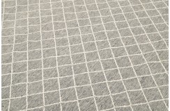 Solidny wełniany wysokiej jakości tkany ręcznie kilim 240x300cm dwukolorowy