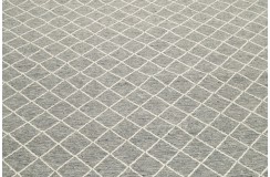 Solidny wełniany wysokiej jakości tkany ręcznie kilim 240x300cm dwukolorowy