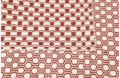 Solidny wełniany wysokiej jakości tkany ręcznie kilim 240x300cm dwukolorowy
