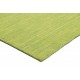 Jednokolorowy zielony kilim gładki 100% wełniany dywan płasko tkany 240x300cm dwustronny Indie