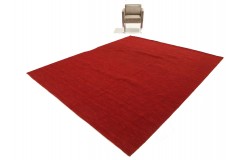 Solidny wełniany tkany ręcznie kilim 240x300cm bez wzorów