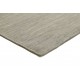 Jednokolorowy szary kilim gładki 100% wełniany dywan płasko tkany 240x300cm dwustronny Indie