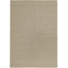 Jednokolorowy beżowy kilim gładki 100% wełniany dywan płasko tkany 240x300cm dwustronny Indie