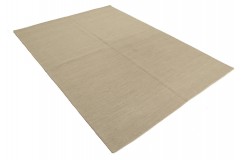 Solidny wełniany tkany ręcznie kilim 240x300cm bez wzorów