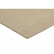 Jednokolorowy beżowy kilim gładki 100% wełniany dywan płasko tkany 240x300cm dwustronny Indie