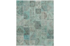 Dywan Vintage Colored Patchwork, kolorowy zielony 240x300cm TURCJA