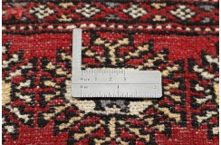 Oryginalny dywan Buchara z Pakistanu 100% wełna 2x3m czerwony