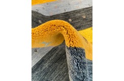 Kolorowy ekskluzywny dywan Gabbeh Loribaft Indie 170x240cm 100% wełniany niebieskie tło