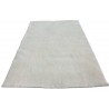 Ecru gładki dywan Berber Marokański do salonu 100% wełniany 200x300cm