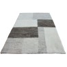 Brązowo-bezowy dywan Berber Marokański geometryczny do salonu 100% wełniany 200x200cm