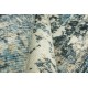 Unikatowy niebieski dywan jedwabny z Indii deseń vintage 250x300cm luksus