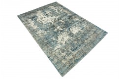 Jedwabny dywna z Indii 170x240cm w stylu vintage