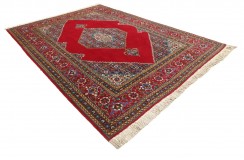 Klasyczny perski dywan Tebriz z Iranu 250x350cm czerwony