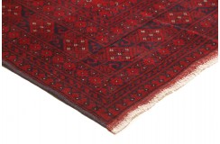Oryginalny dywan Buchara z Afganistanu 100% wełna 250x350 czerwony