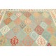 Kolorowy dywan kilim art deco 250x350cm z Afganistanu Chobi Old Style 100% wełna dwustronny vintage design nomadyczny