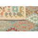 Kolorowy dywan kilim art deco 250x350cm z Afganistanu Chobi Old Style 100% wełna dwustronny vintage design nomadyczny