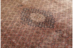 Herati ręcznie tkany dywan Bidjar z Indii wełniany ceglasty 250x350