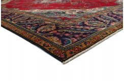 Klasyczny perski dywan Tebriz z Iranu 300x400cm czerwony