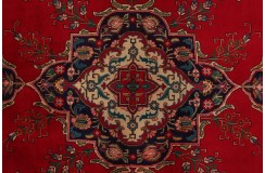 Klasyczny perski dywan Tebriz z Iranu 300x400cm czerwony