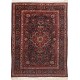 Dywan perski Tabriz ok 350x400cm 100% wełna z Iranu granatowy klasyczny kwiatowy 