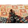 Etniczny kilim szary z Afganistanu dzieło Chobi nomadyczny 300x400cm