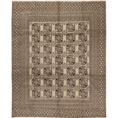 Buchara - dywan ręcznie tkany z Afganistanu 100% Wełna ok 300x400cm brązowy