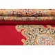 Bogaty klasyczny bordowy perski dywan Kerman (Kirman) ok 320x420cm 100% wełna