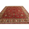 Klasyczny perski dywan Tebriz z Iranu 300x300cm czerwony kwadrat