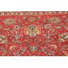 Klasyczny perski dywan Tebriz z Iranu 300x300cm czerwony kwadrat