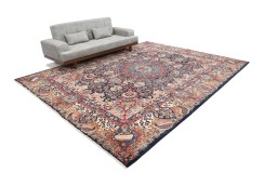 Klasyczny perski dywan Tebriz Sabzewar z Iranu 300x400cm Kaszmar