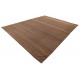 Gładki brązowy kilim perski 100% wełniany dywan płasko tkany 300x400cm dwustronny Iran