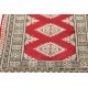 Chodnik Buchara - dywan ręcznie tkany z Pakistanu wełna i jedwab ok 60x180cm czerwony