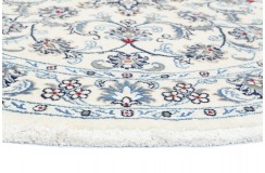 Ręcznie tkany dywan Nain  z Iranu 150x150cm okrągły