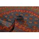Afgan Buchara okrągły 100% wełniany dywan z Afganistanu 200x200cm ręcznie tkany