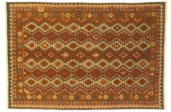 Kolorowy dywan kilim Maimana 200x300cm z Afganistanu 100% wełna dwustronny rustykalny