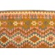 Kolorowy dywan kilim Maimana 200x300cm z Afganistanu 100% wełna dwustronny rustykalny