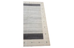 Wełna gruby dywan handloom z indii geometryczny 160x230cm