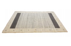 Wełna gruby dywan handloom z indii geometryczny 160x230cm