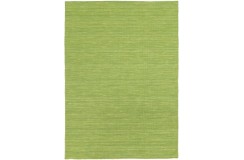 Gładki zielony kilim 100% wełniany dywan płasko tkany 250x350cm dwustronny Indie