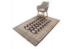 Oryginalny dywan Buchara z Pakistanu 100% wełna 140x200