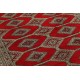 Chodnik Buchara - dywan ręcznie tkany z Pakistanu wełna i jedwab ok 155x255cm czerwony